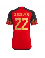 Belgie Charles De Ketelaere #22 Domácí Dres MS 2022 Krátký Rukáv